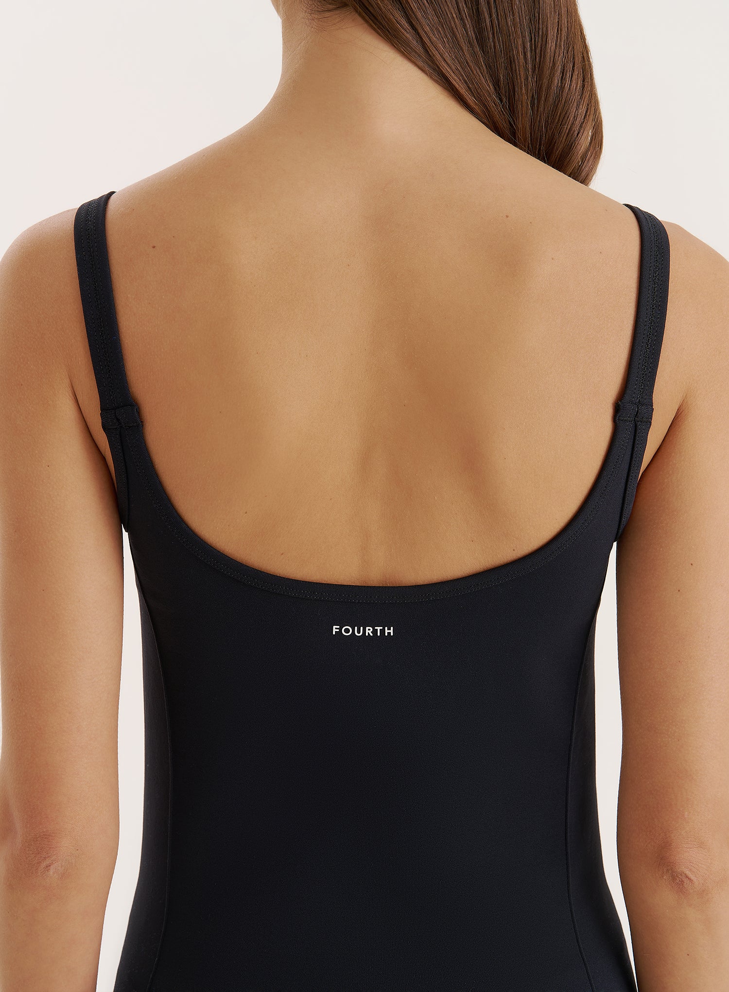 Black Sculpting Seamless Gym Vest Top